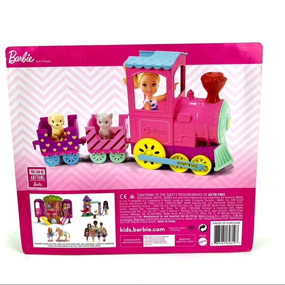 barbie chelsea train set